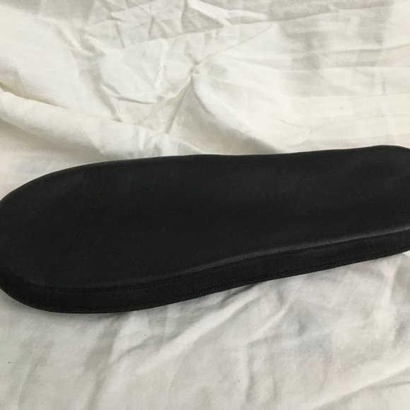 Adolfo Black Leather Men's Slides with Case - Picture 5 of 6